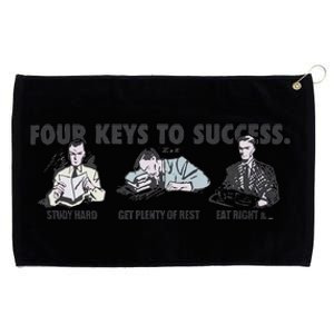 Four Keys To Success Grommeted Golf Towel