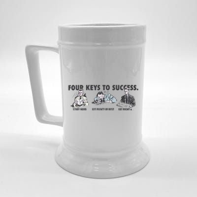 Four Keys To Success Beer Stein