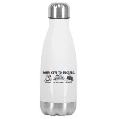 Four Keys To Success Stainless Steel Insulated Water Bottle