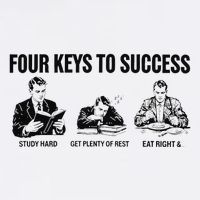 Four Keys To Success Four Keys To Success Flat Bill Trucker Hat