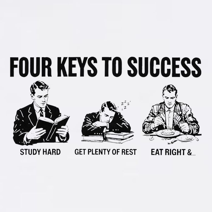 Four Keys To Success Four Keys To Success Flat Bill Trucker Hat