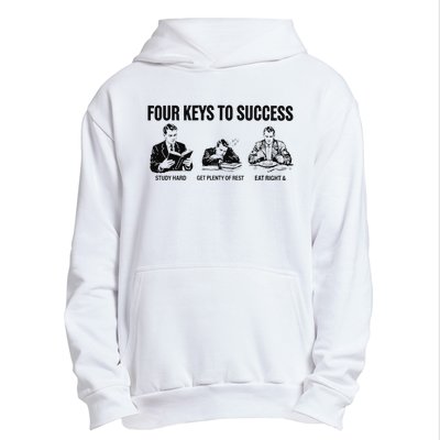 Four Keys To Success Four Keys To Success Urban Pullover Hoodie