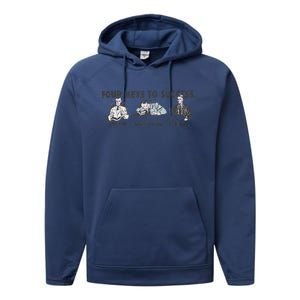 Four Keys To Success Performance Fleece Hoodie