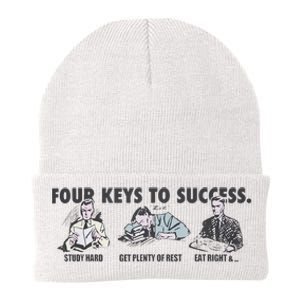 Four Keys To Success Knit Cap Winter Beanie