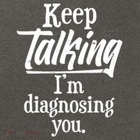 Funny Keep Talking I'm Diagnosing You Cotton Canvas Backpack