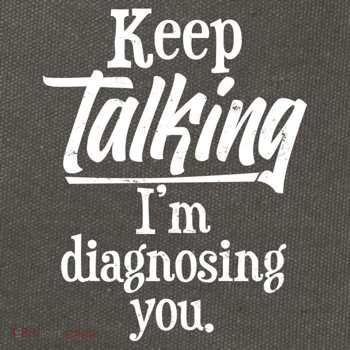Funny Keep Talking I'm Diagnosing You Cotton Canvas Backpack