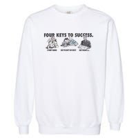 Four Keys To Success Garment-Dyed Sweatshirt