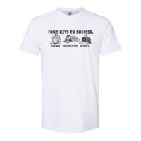 Four Keys To Success Softstyle CVC T-Shirt