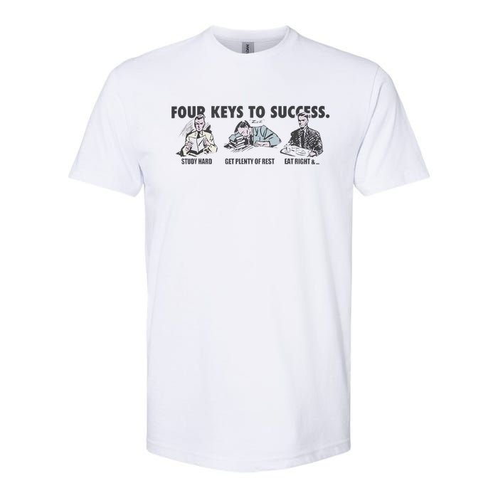 Four Keys To Success Softstyle CVC T-Shirt