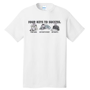 Four Keys To Success Tall T-Shirt