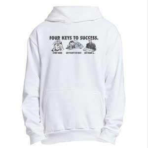 Four Keys To Success Urban Pullover Hoodie