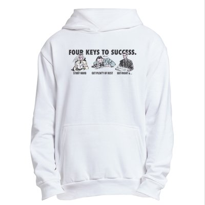 Four Keys To Success Urban Pullover Hoodie