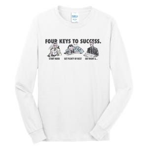 Four Keys To Success Tall Long Sleeve T-Shirt