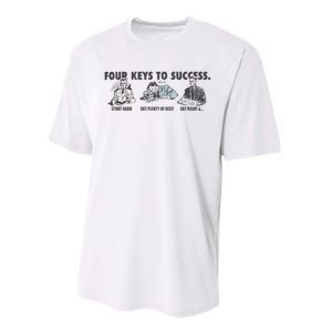 Four Keys To Success Performance Sprint T-Shirt