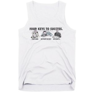 Four Keys To Success Tank Top