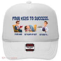 Four Keys To Success 4 Keys To Success High Crown Mesh Back Trucker Hat