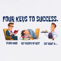 Four Keys To Success 4 Keys To Success Trucker Hat
