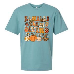 Funny Kamala Team Giving Thanksgiving 2024 Matching Sueded Cloud Jersey T-Shirt