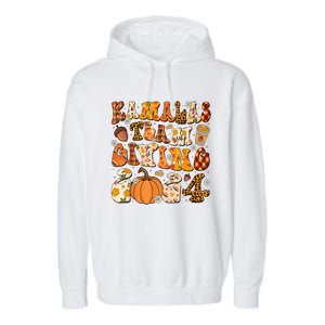 Funny Kamala Team Giving Thanksgiving 2024 Matching Garment-Dyed Fleece Hoodie