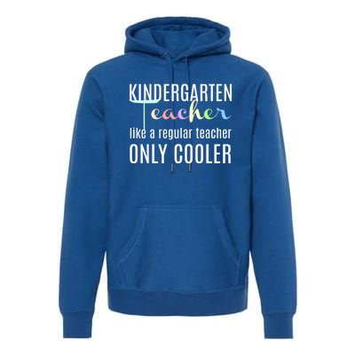 Funny Kindergarten Teacher Gift Regular Only Cooler Premium Hoodie