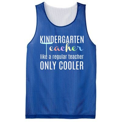 Funny Kindergarten Teacher Gift Regular Only Cooler Mesh Reversible Basketball Jersey Tank