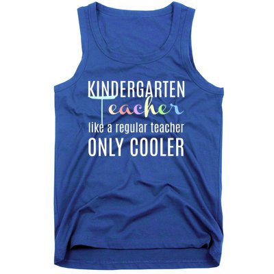 Funny Kindergarten Teacher Gift Regular Only Cooler Tank Top