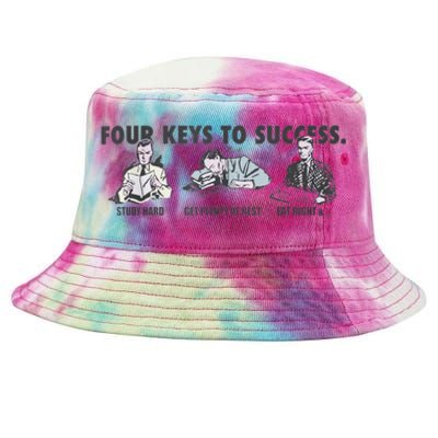 Four Keys To Success Tie-Dyed Bucket Hat