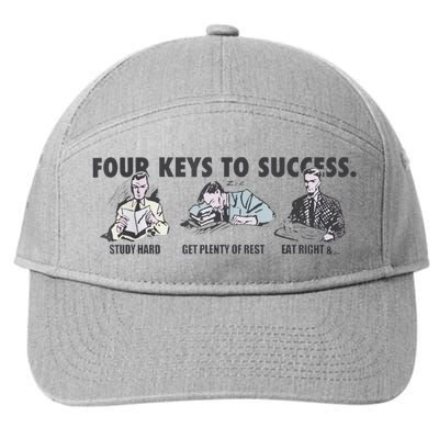 Four Keys To Success 7-Panel Snapback Hat