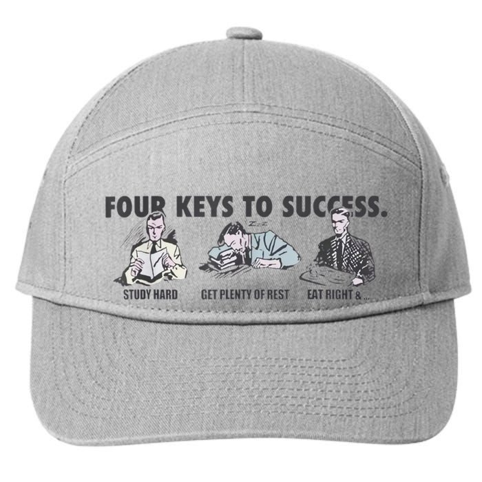 Four Keys To Success 7-Panel Snapback Hat