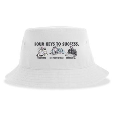 Four Keys To Success Sustainable Bucket Hat