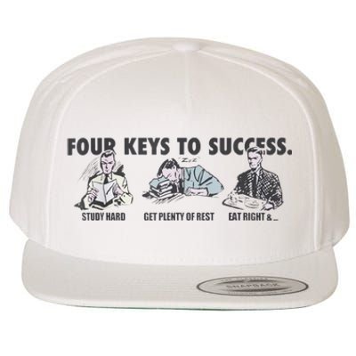 Four Keys To Success Wool Snapback Cap