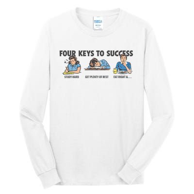 Four Keys To Success Tall Long Sleeve T-Shirt