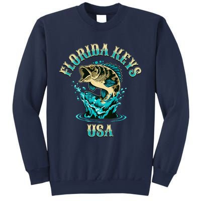 Florida Keys Usa Fishing Design On Front And Back Sweatshirt