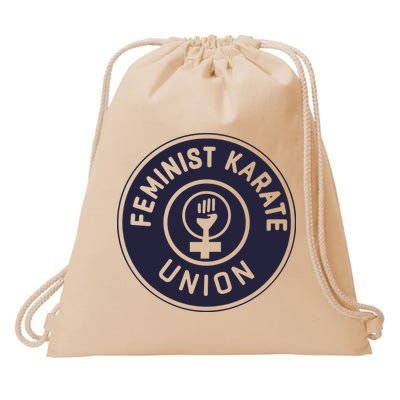 Feminist Karate Union Drawstring Bag