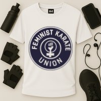 Feminist Karate Union Cooling Performance Crew T-Shirt