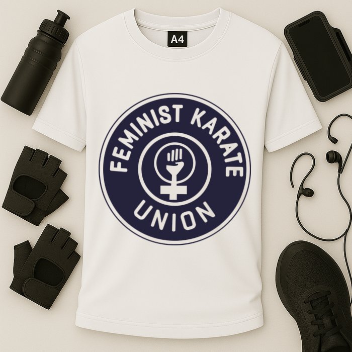 Feminist Karate Union Cooling Performance Crew T-Shirt