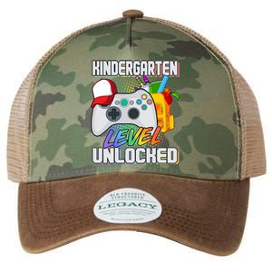 Funny Kindergarten Unlocked Video Gamer Legacy Tie Dye Trucker Hat