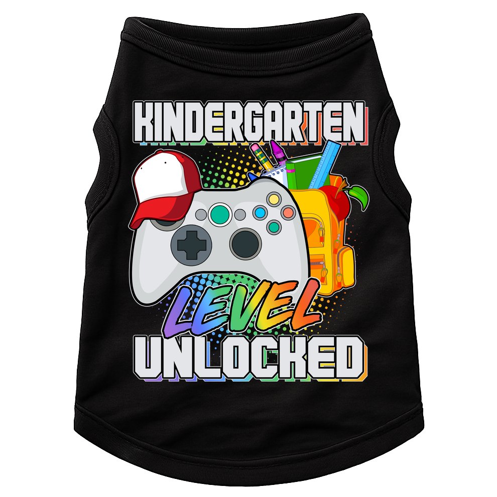 Funny Kindergarten Unlocked Video Gamer Doggie Tank