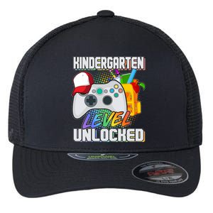 Funny Kindergarten Unlocked Video Gamer Flexfit Unipanel Trucker Cap