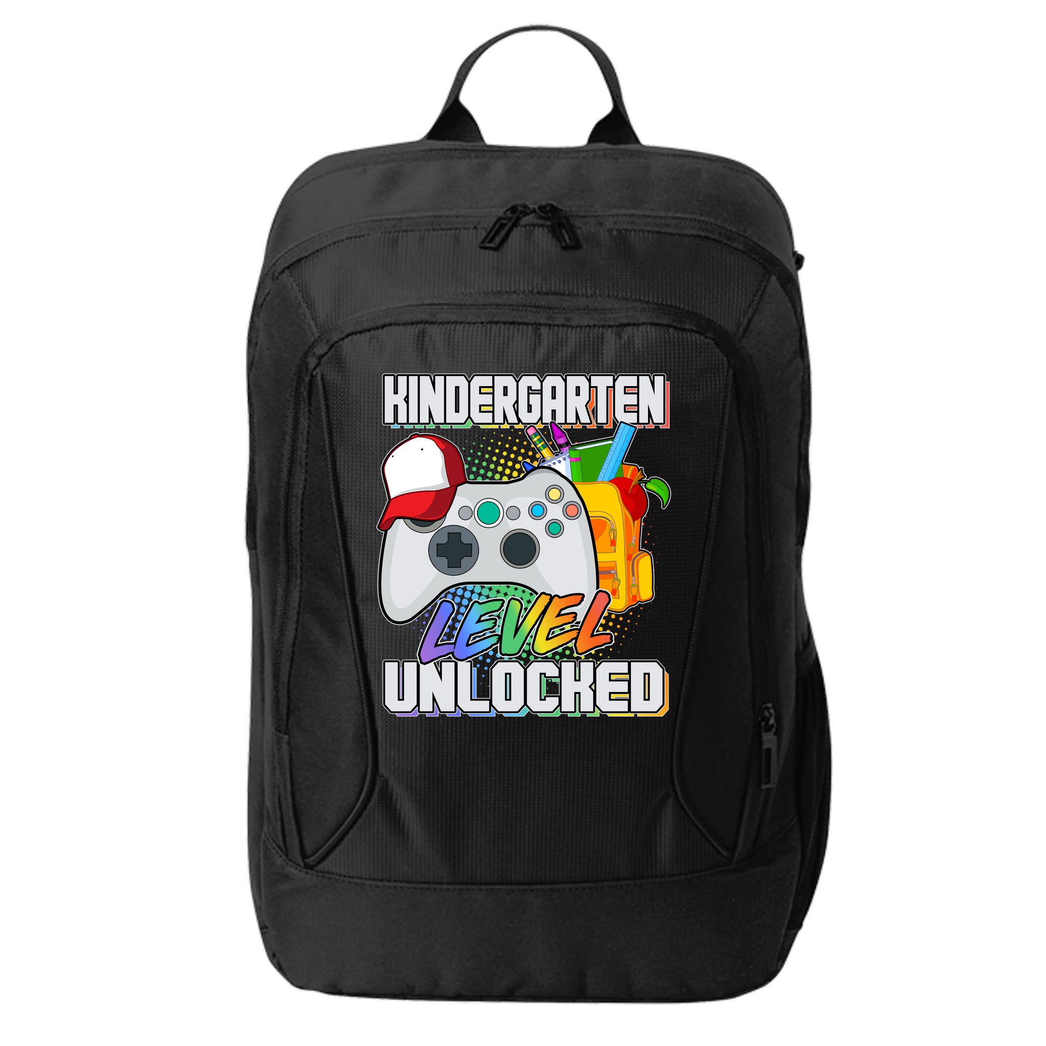 Funny Kindergarten Unlocked Video Gamer City Backpack