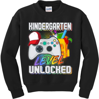Funny Kindergarten Unlocked Video Gamer Kids Sweatshirt