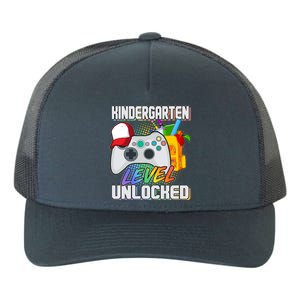 Funny Kindergarten Unlocked Video Gamer Yupoong Adult 5-Panel Trucker Hat