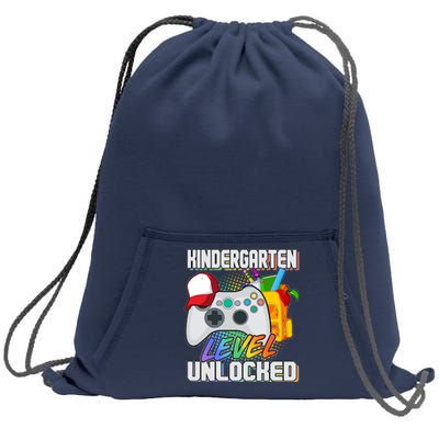 Funny Kindergarten Unlocked Video Gamer Sweatshirt Cinch Pack Bag