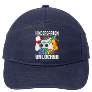 Funny Kindergarten Unlocked Video Gamer 7-Panel Snapback Hat