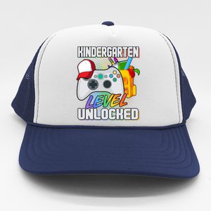 Funny Kindergarten Unlocked Video Gamer Trucker Hat