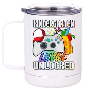 Funny Kindergarten Unlocked Video Gamer 12 oz Stainless Steel Tumbler Cup