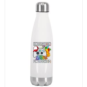 Funny Kindergarten Unlocked Video Gamer Stainless Steel Insulated Water Bottle