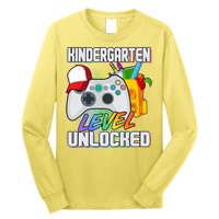 Funny Kindergarten Unlocked Video Gamer Long Sleeve Shirt