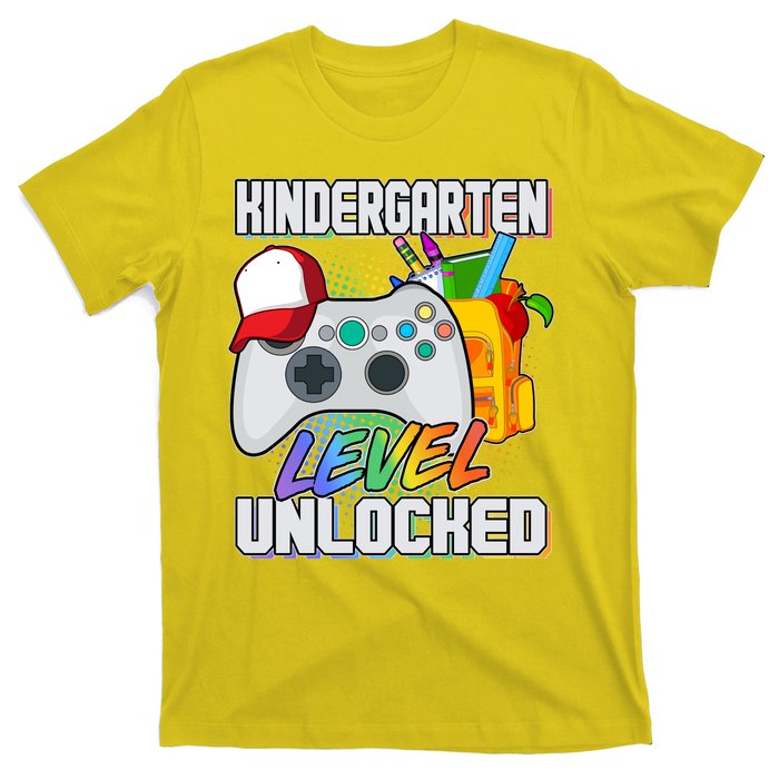 Funny Kindergarten Unlocked Video Gamer T-Shirt