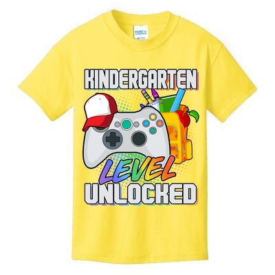 Funny Kindergarten Unlocked Video Gamer Kids T-Shirt